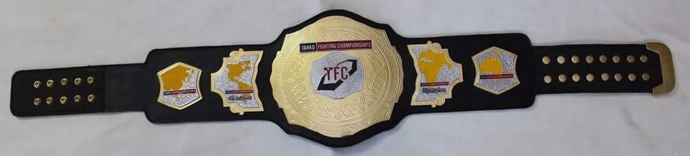 The new Tanko Fighting Championships, Championship belt. Final few bits to be completed but we love the Tanko projects! #BudoApparel #TFC4