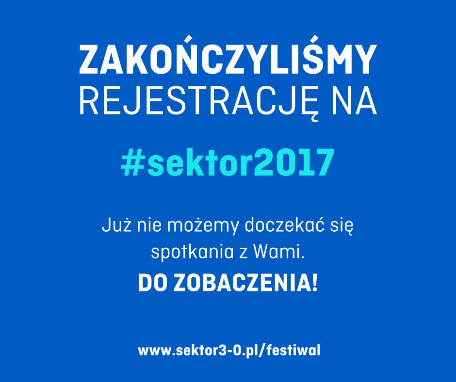 sektor_3's tweet image. ↗ 3,5 godziny zajęło Wam zdobycie wszystkich biletów na #sektor2017! Do zobaczenia na Festiwalu!