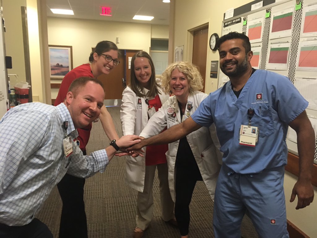 driven2succes1's tweet photo. Multidisciplinary love, delivering on the promise @IUHealthWest #MS2Rocks https://t.co/1mULhAAXV5