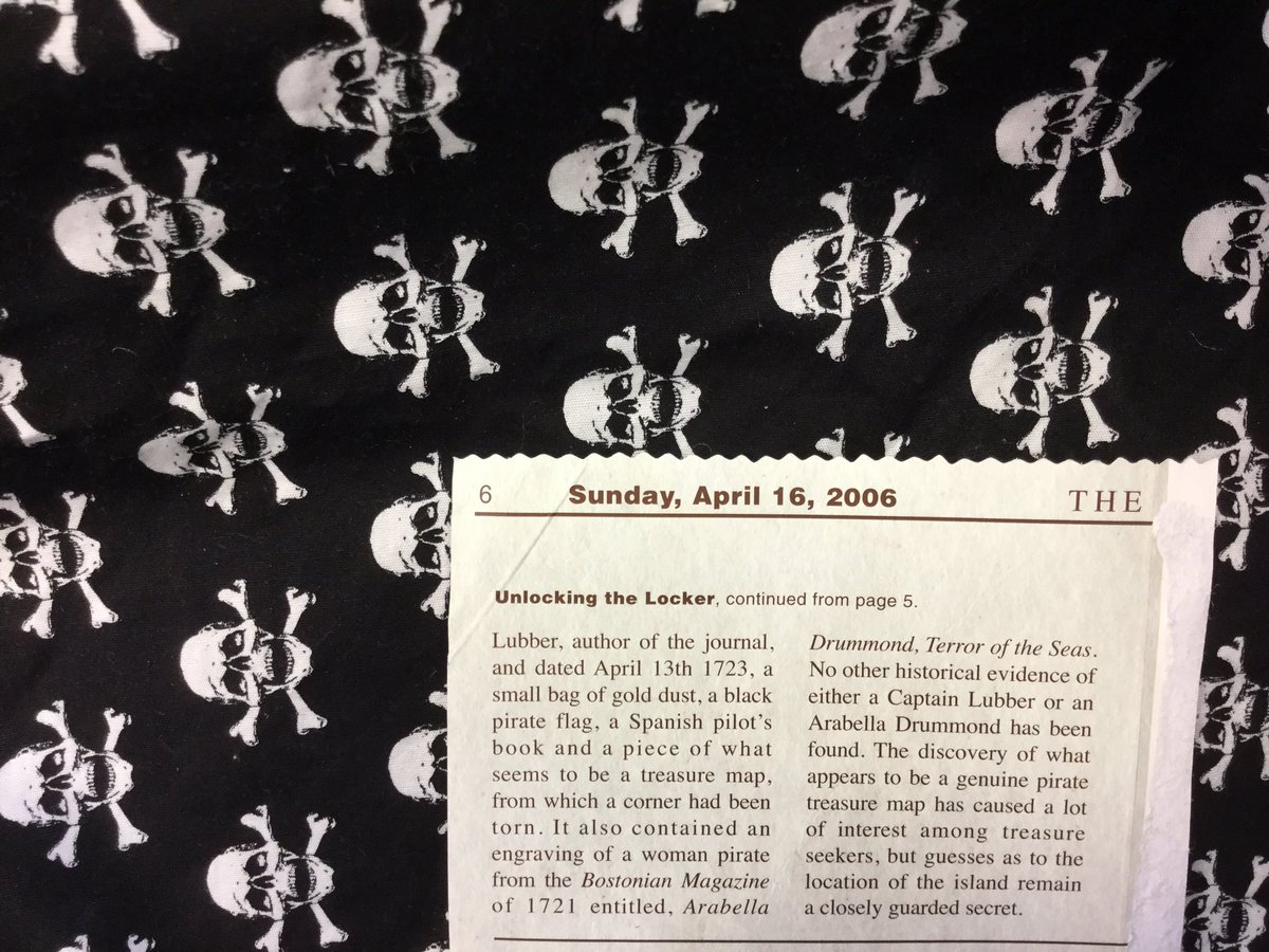 We uncovered a chest that sunk to the bottom of the ocean in 1723. We think it belonged to William Lubber - Captain of The Sea Cat.