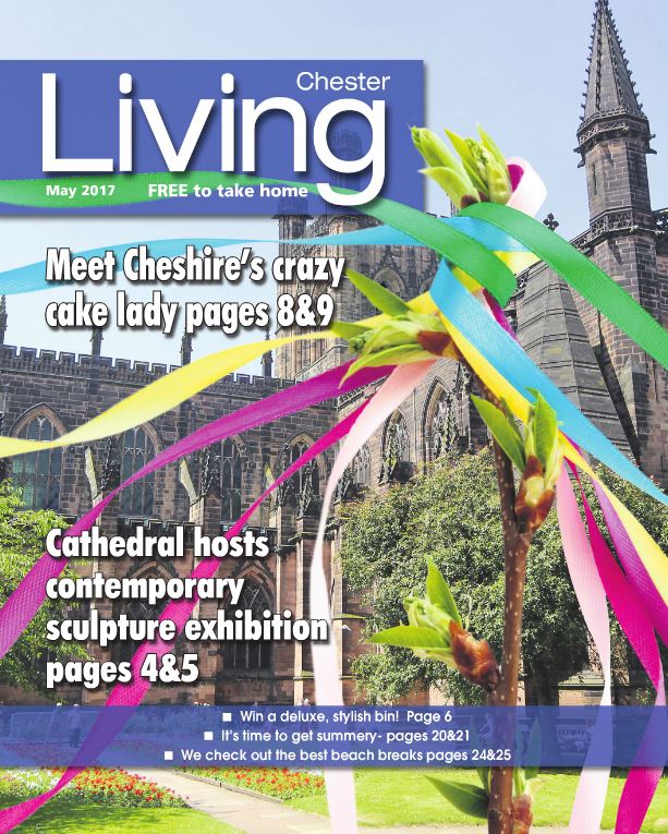 May's issue of <a href="/Chester_Living/">Chester Living Mag</a> magazine is out now. Don't miss our special feature about Cheshire's Crazy Cake Lady! #chester #Cheshire