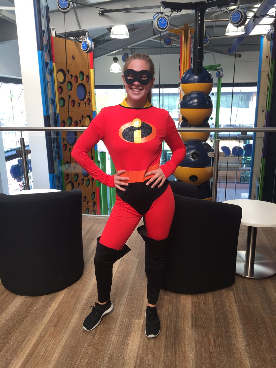 'Surprise' Spiderman, 'Marvel' at Mrs Incredible &amp; 'Beat' Batman up the climbing wall. Super Hero morning tomorrow, #Whiteley from 9.30am.