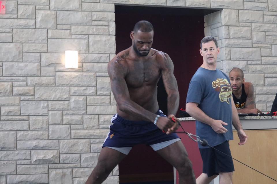 cavs's tweet image. Wednesday work.

MORE 📸: on.nba.com/2oMaEvj

#DefendTheLand