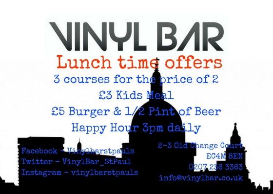 LUNCH TIME OFFERS ! #bestdealsintown #London #StPauls #restaurant #food #drink