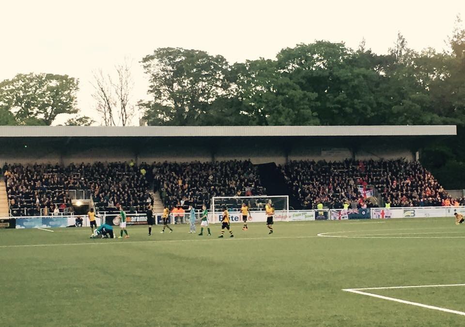 .<a href="/LincolnCity_FC/">Lincoln City FC 🇺🇦</a> fans at <a href="/maidstoneunited/">Maidstone United</a> last night!