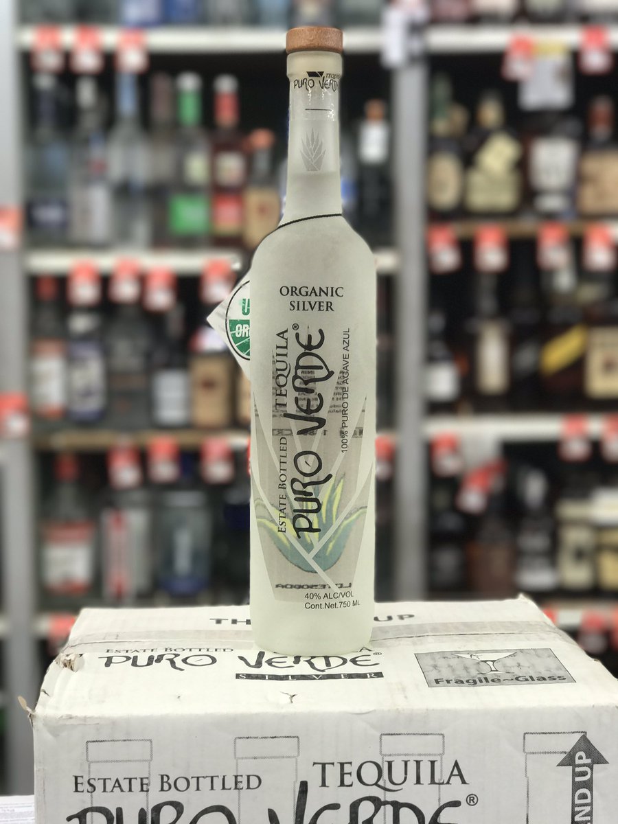 Wow! We just picked up this awesome new #organic #tequila from <a href="/PuroVerde/">Puro Verde Tequila</a> and it's SO GOOD! Stop by and pick up a bottle today!