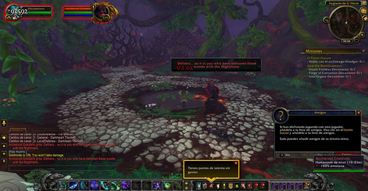 WoWCoRe's tweet image. La &quot;Arboleda Corazón Oscuro&quot; será una de las primeras instances en estar disponibles. #CoReLegion El Archidruida Glaidalis os espera!