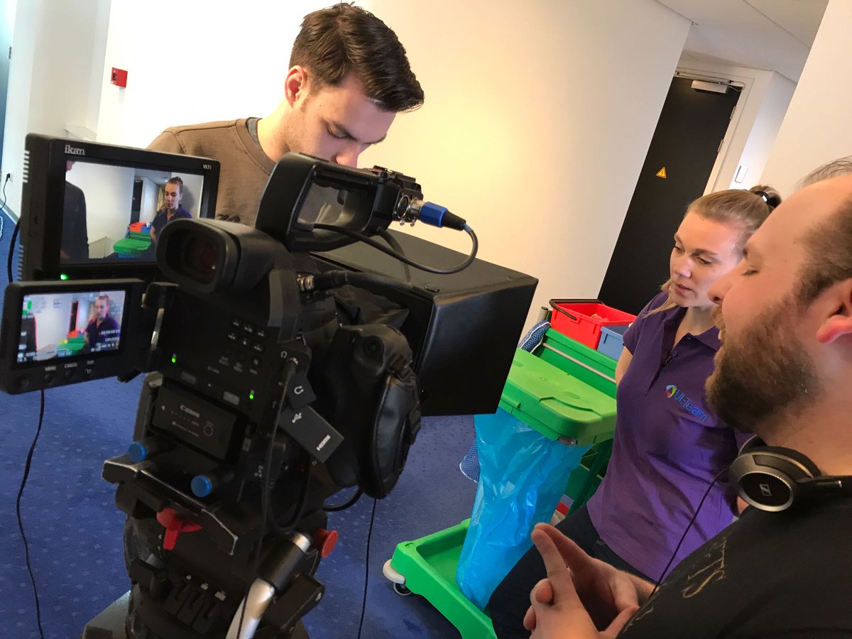 Opnames voor de online opleidingen hospitality en traditioneel schoonmaken zijn afgerond. Op ul-teamleren.nl vind je alle informatie