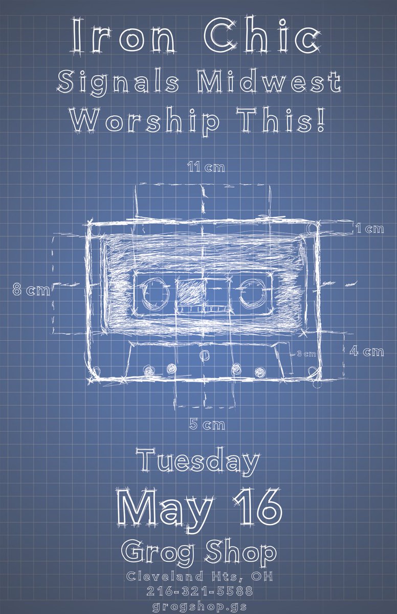 Cleveland: TOUR KICKOFF w/ <a href="/IronChicTheBand/">Iron Chic</a> &amp; <a href="/WorshipThis/">Worship This!</a> on May 16! Advance tix are a good idea: ticketfly.com/event/1430586-…