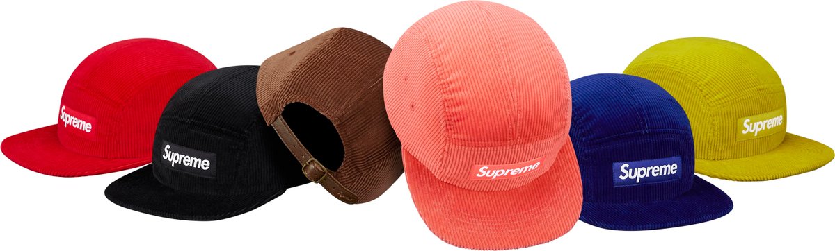 supreme camp cap corduroy