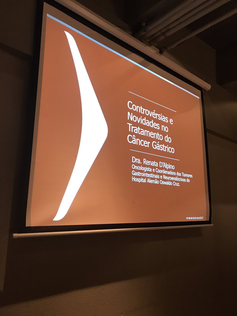 Um pouco mais sobre câncer gástrico! Aula no Rio de Janeiro! <a href="/HAOC_Onco/">Centro de Oncologia</a>