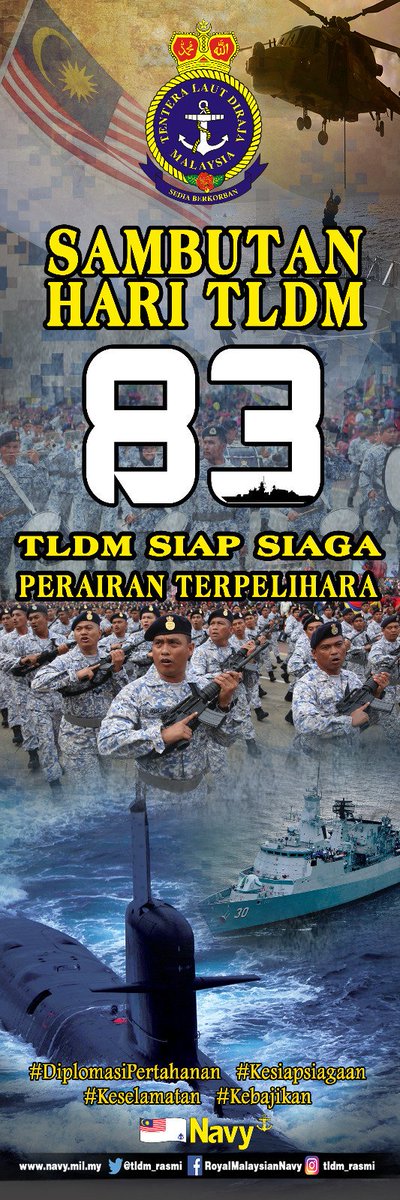 mykamarul's tweet photo. #HariTLDM83 bersejarah! Disambut di Sabah dengan pakaian celoreng digital baru dan kehadiran YB DS @HishammuddinH2O https://t.co/fz1ylQNc7w