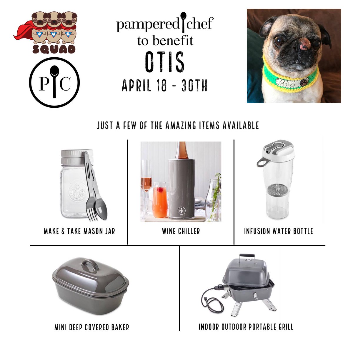 Want to win this #CraftyHongSisters prize pack? Join our #PamperedChef fundraiser before 4/30! #pugchat
bit.ly/2qfY7Rx
