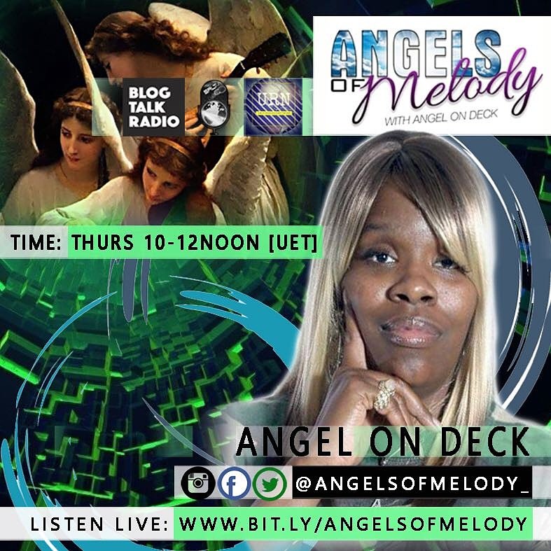 an753's tweet photo. #THEANGELSOFMELODYSHOW WILL GO LIVE AT #10AMEST #9AMCST #3PMNIGERIA #5PMUGANDA #4PMITALY #3PMLONDON & #4PMSOUTHAFRICAN #TIME 347-857-1395 https://t.co/c3oePbTwuP