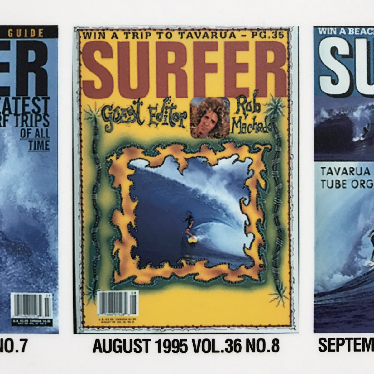 Through the years @SURFER_Magazine...what a fun project as guest editor back in 95