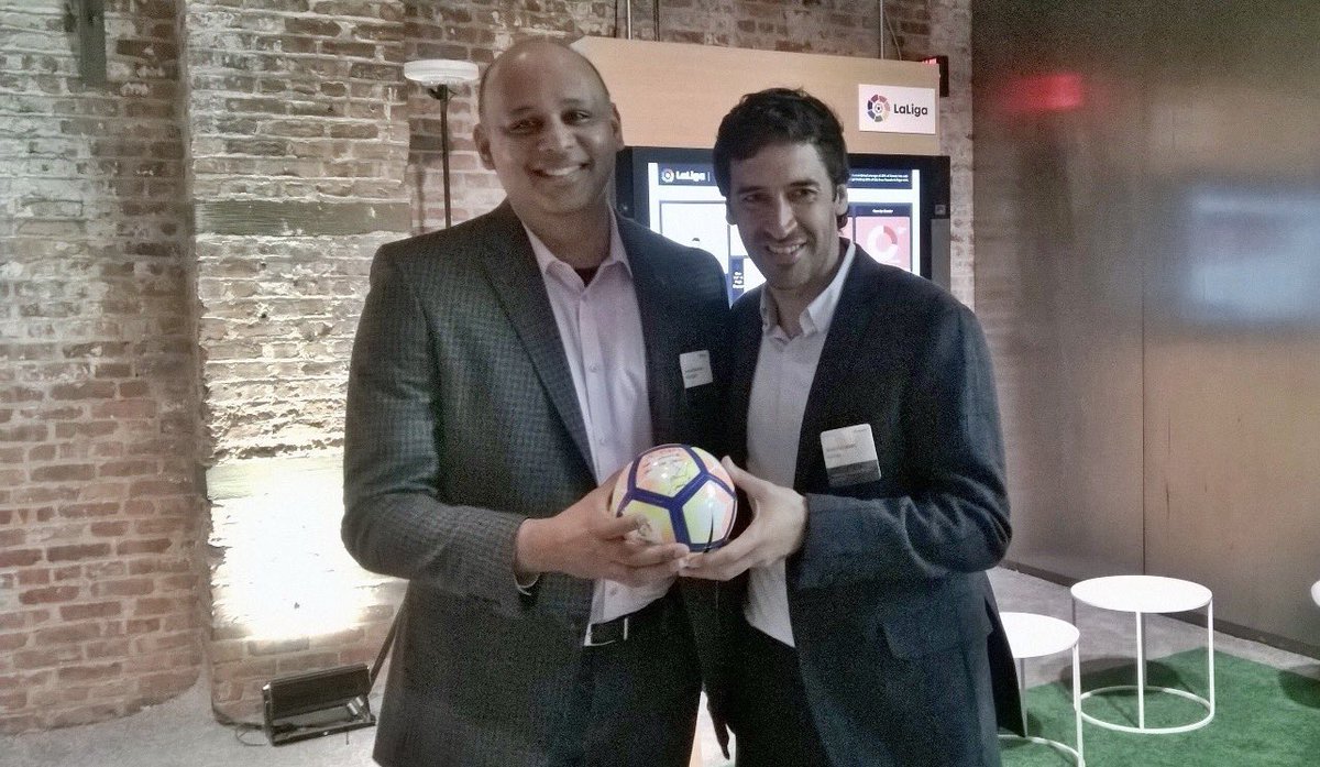 Anand Eswaran on Twitter: &quot;Partnering with #LaLiga &amp; legend #raulgonzalez  to transform their #FanEngagement #DigitalTransformation #DigitalDifference  @Microsoft https://t.co/Tvy9cFNemo&quot; / Twitter