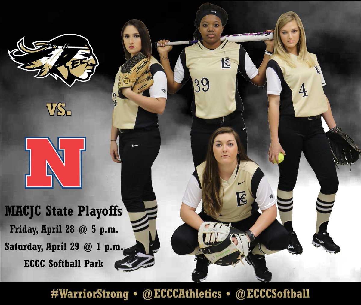 ECCCAthletics's tweet image. Support the No. 9 nationally ranked @ECCCSoftball as they host  @NWCC_Rangers in a first round state playoff series Friday and Saturday!