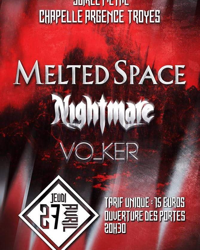 Be there!!!!

#meltedspace #nigthmare #volker #metal #femalevoices #Troyes <a href="/AudioTechnicaFR/">Audio-Technica FR</a> @AudioTechnicaUK <a href="/korg_inc/">KORG</a>  #troyes #baseprod
