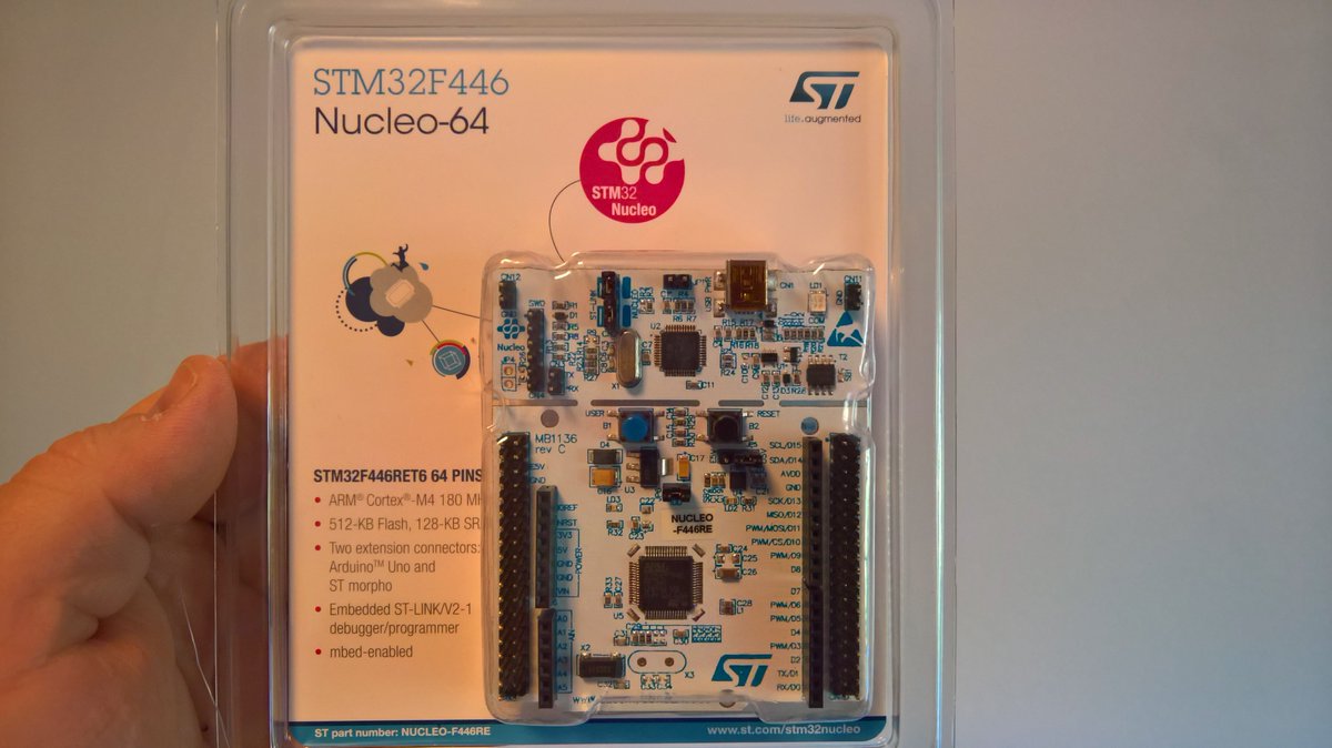 OH6HGN's tweet image. Taasen asiat edistyy hieman. #stm32F446 #Nucleo64 Josko se siitä valmistuu kiinnostava kortti. #MMDVM #Radioamatööri #OH6HGNPaja #DMR #HAM