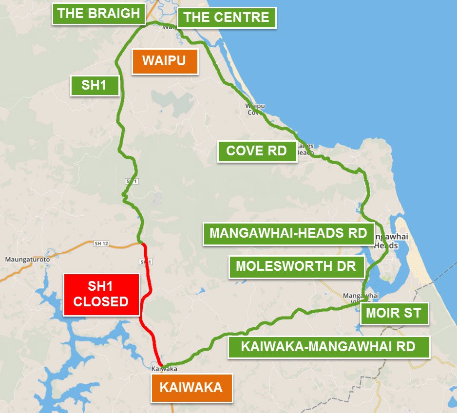 Waka Kotahi NZTA Auckland & Northland on Twitter "Due to a crash SH1