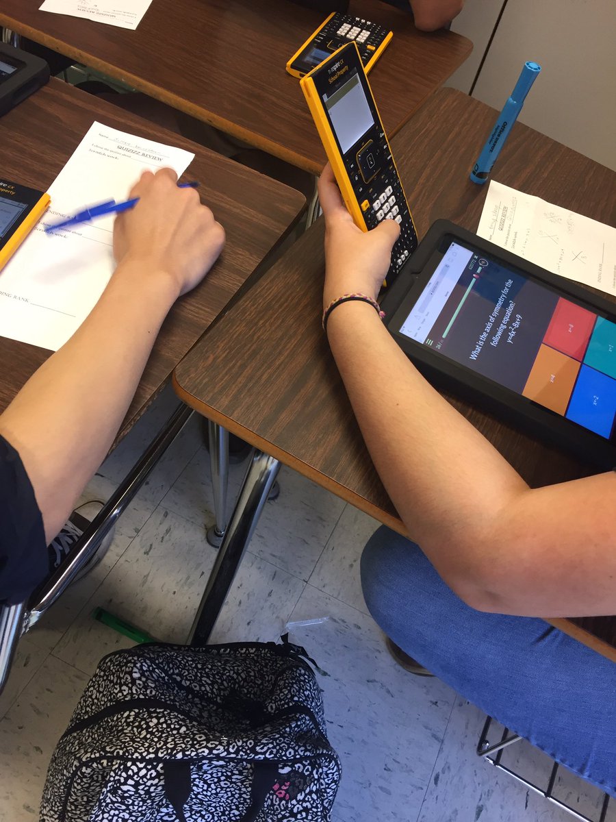 ashleyptaplin's tweet image. Loving @quizizz as a review for STAAR today! #studentengagement #review #algchat