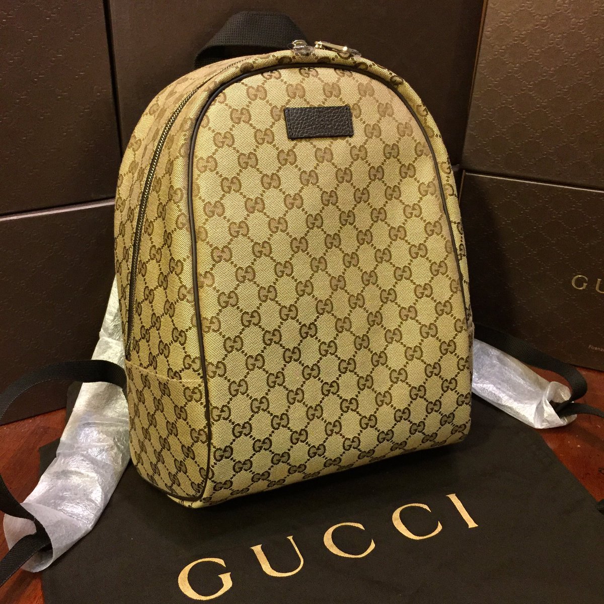 original gucci backpack