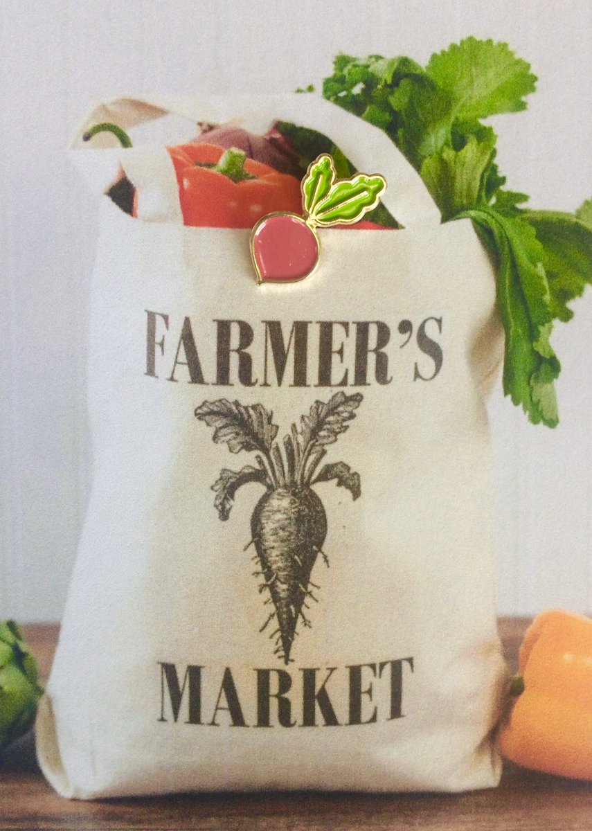 PinSource's tweet image. lettuce turnip the beet for farmers market season #farmersmarket #lapelpin #pingame #beet