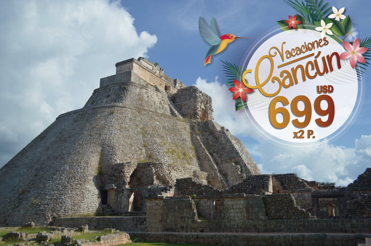 PromooDestinos's tweet photo. Vacaciones en Cancún. 699 USD para 2 personas. #cancun #viajes #mexico #destinos #promocion #travel #vacaciones https://t.co/iVplXqntaA