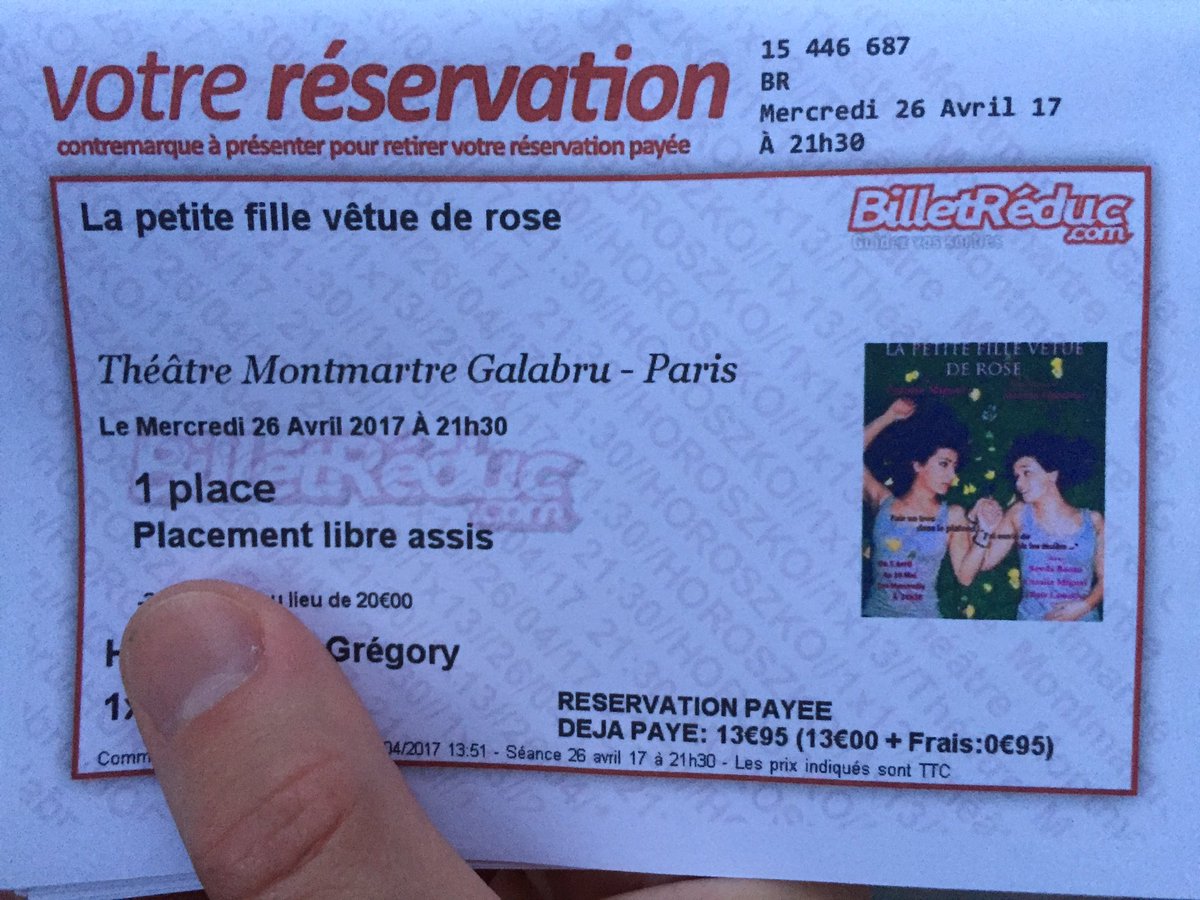 Au Théâtre Montmartre Galabru ce soir #LaPetiteFilleVêtueDeRose de #CoralieMiguel , mise en scène #MarinaGauthier w/ <a href="/RoxaneTurmel/">RoxaneTurmel</a> 🎭