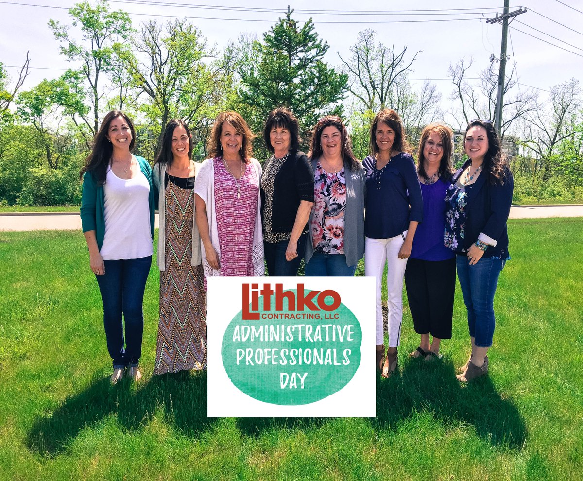 Happy #AdminProDay to all of our Lithko Admin! You are an invaluable member of our #team! #lithkolife