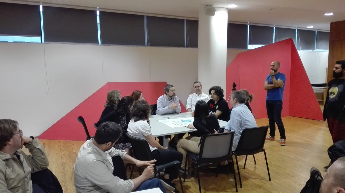 agile_connect's tweet photo. #worldcafe presentations at #agileconnect #porto #april meetup about #culture and #office #design with #lemonworks guys :-) @uptecporto https://t.co/4HsKg2EIV4