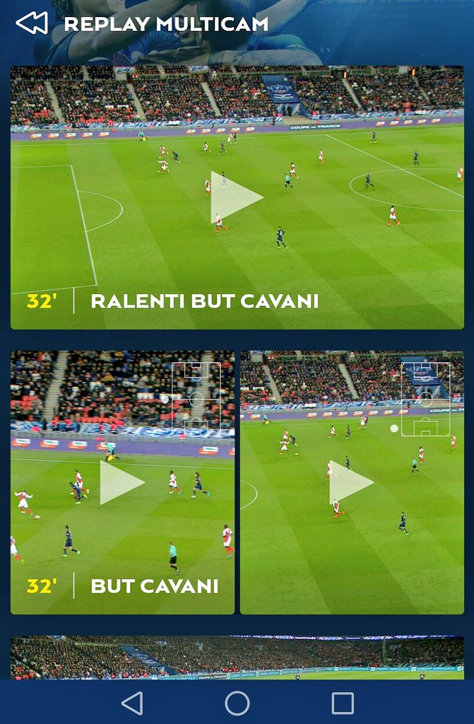 PSGFanServices's tweet photo. Vous êtes au Parc ? Revivez la madjer de @ECavaniOfficial grâce au Replay multicam de la #StadiumApp ! #PSGASM https://t.co/jEpOK4oiST