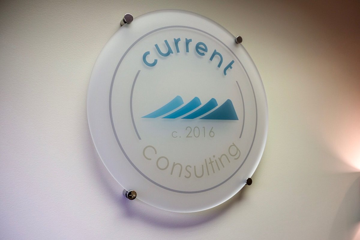 CurrentTCMI's tweet image. I saw the sign. Loving our custom #nametags and #signage from the gifted &amp;amp; talented crew at @Image360tc. #nailedit