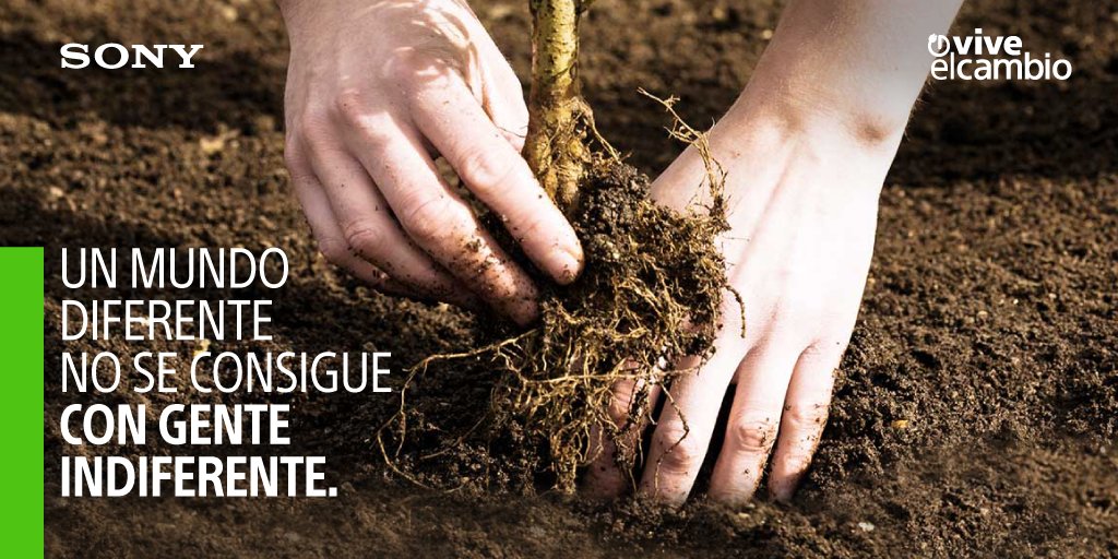 El cambio comienza por uno mismo.