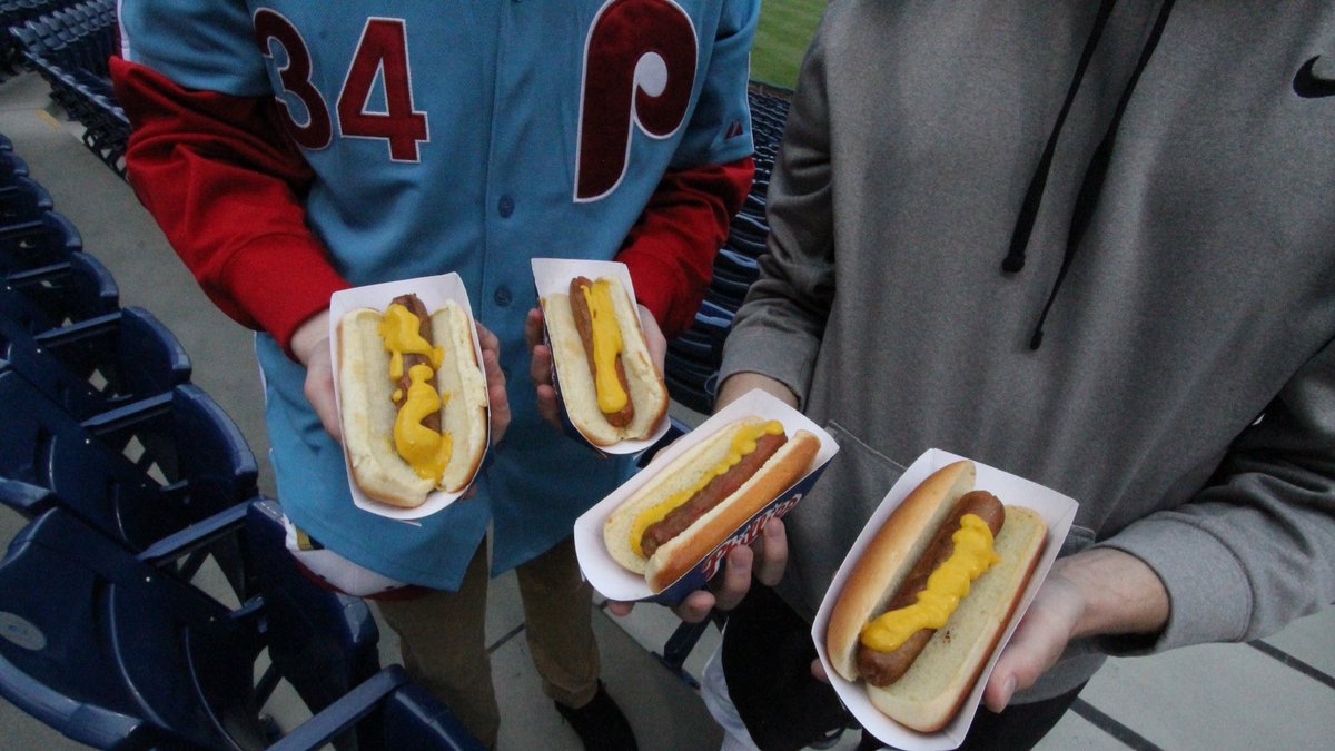 Philadelphia Phillies on X: 😐 news: Marlins get a run across in the  first. 😊 news: Lots of baseball left to play. 😁 news: It's also  @HatfieldMeats Dollar Dog Night!  /
