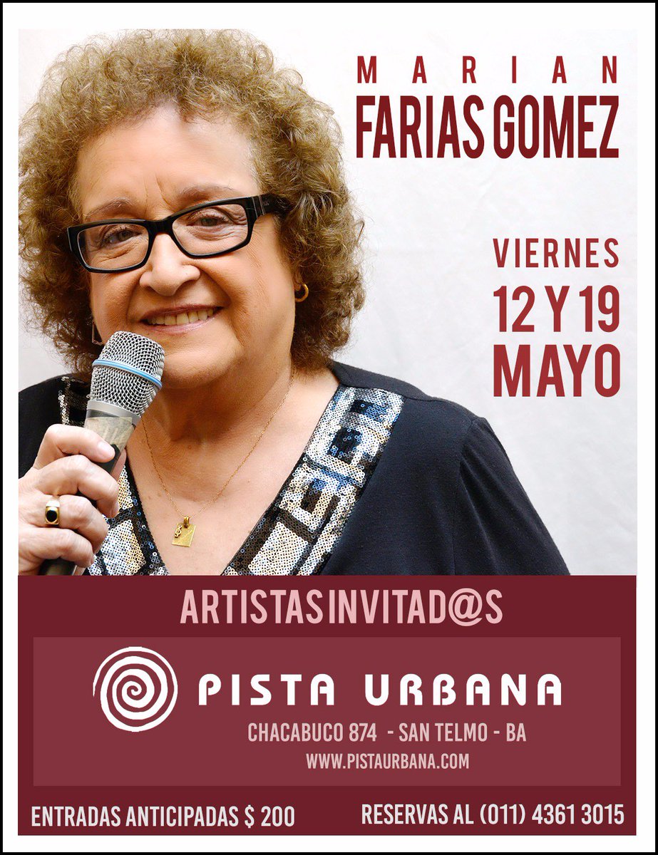 Noche a pura música L@s Espero vayan reservando@MujeresMAPI <a href="/rociogiaccone/">Rocío Giaccone</a> <a href="/ACollia/">Dr. Alejandro Collia</a> <a href="/luisbremer/">Luis Bremer</a> @CrisAlvarezRod@SEGiordano <a href="/raicesenlatecno/">Raíces de mi tierra</a>