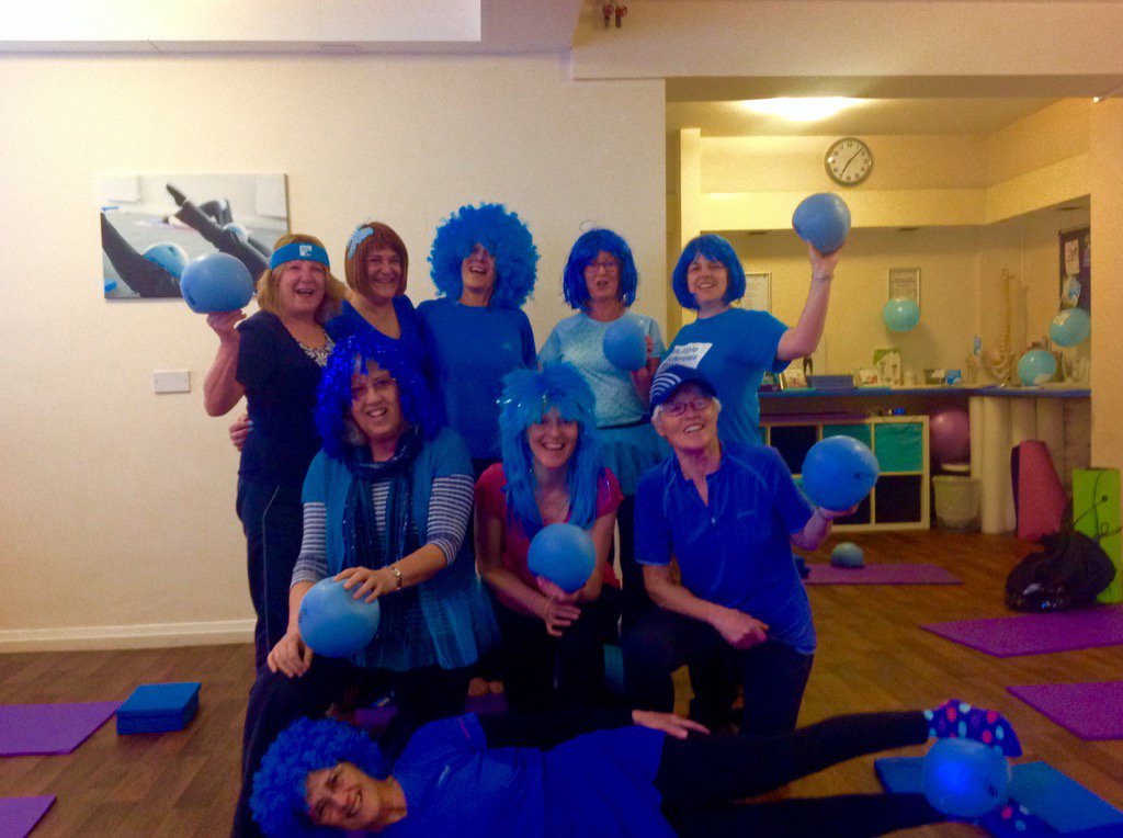 MS awareness week 2017 #beboldinblue #pilates in Blue @ Pilates clinic Retford @MSTrust @photoden7 @APPIHealthGroup