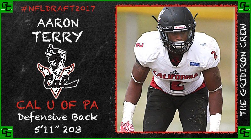 Scouts, Coaches, and GMs, this is why you should sign Cal U's @Aaron_Terry23! #NFLDraft2017 #NFL

Read More: thegridironcrew.com/nfl-draft-2017…