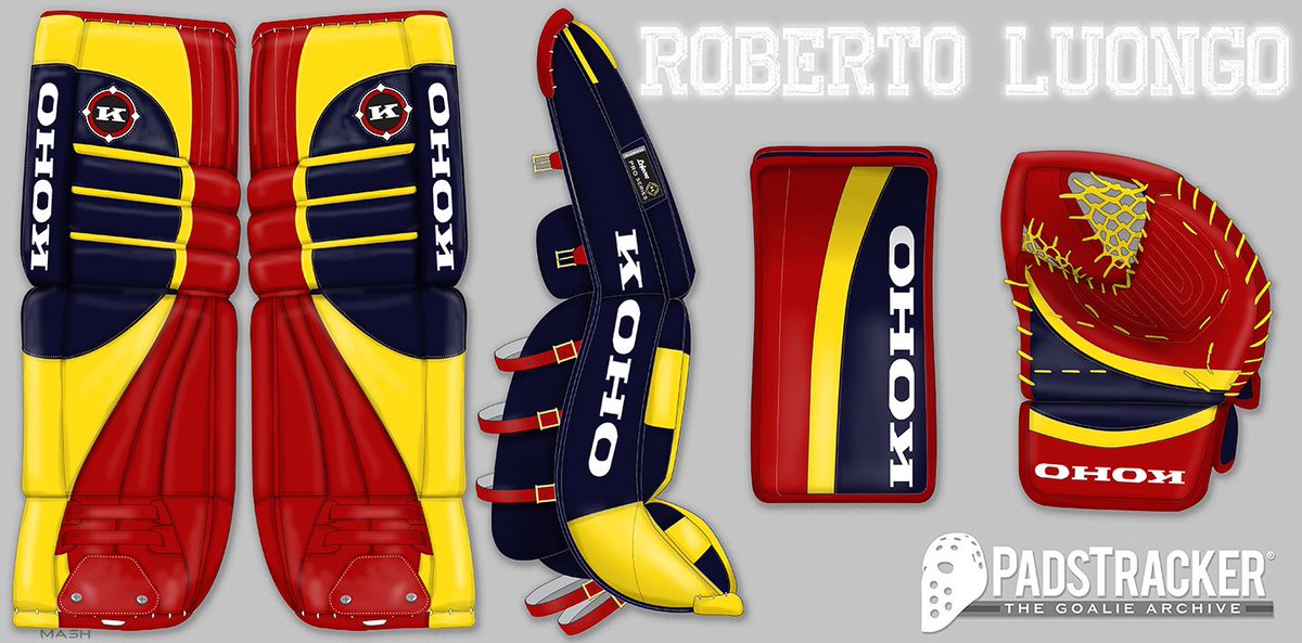 A favorite from our Vintage PadsTracker series: Luongo in some unreal Koho's during his first stretch in FLA. #padstracker