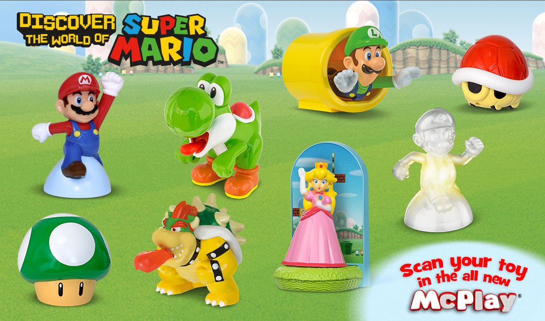 wendys mario toys
