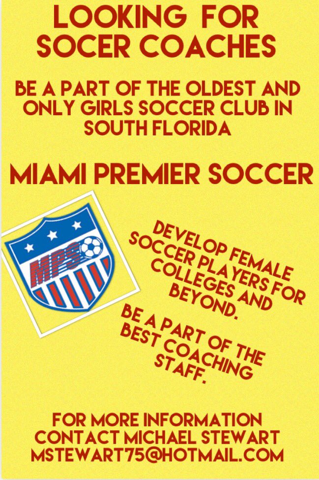 Miami Premier Soccer (@mpremiersoccer) on Twitter photo 