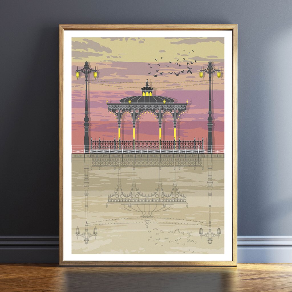 Introducing our latest collection. Sunset is inspired by Brighton's spectacular evening skies. Available from our website now. #brighton