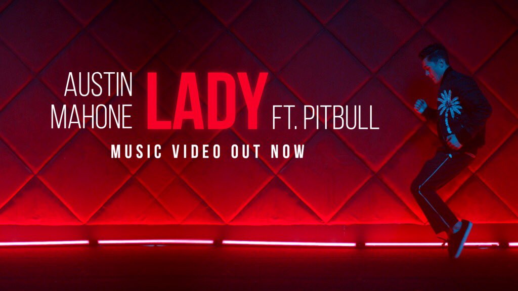 BrunaS2403's tweet photo. Lady ft @Pitbull music video is out! Have you guys seen it yet?
 https://t.co/UfgAwwjXdf by #AustinMahone via @c0nvey https://t.co/dqfzBErQP6