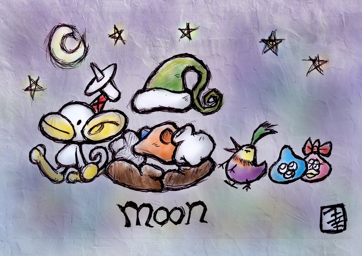 Twitter 上的 倉島一幸 当時の描きかけmoonイラスト仕上げてみました 今月の倉屋はお休みいたします ごめんなさい T Co U7lvvdjufm Twitter