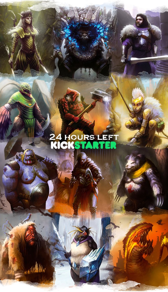 CityofGamesHQ's tweet image. 24 hours to go! 850% funded, 36 stretch goals but can we unlock the Okol?
kickstarter.com/projects/tcokg… #boardgames #tabletop #kickstarter