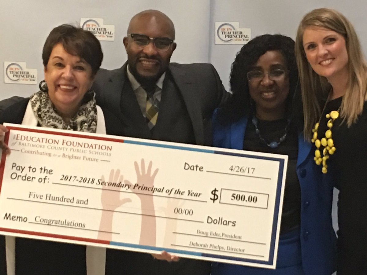The Education Foundation of BCPS (@foundationbcps) on Twitter photo On behalf of our Board of Directors/Staff congrats to Audrey Brown Principal <a href="/RandallstownHS/">Randallstown High School</a> named <a href="/BaltCoPS/">Baltimore County Public Schools</a> POY 2017-2018. On behalf of our Board of Directors/Staff congrats to Audrey Brown Principal <a href="/RandallstownHS/">Randallstown High School</a> named <a href="/BaltCoPS/">Baltimore County Public Schools</a> POY 2017-2018.