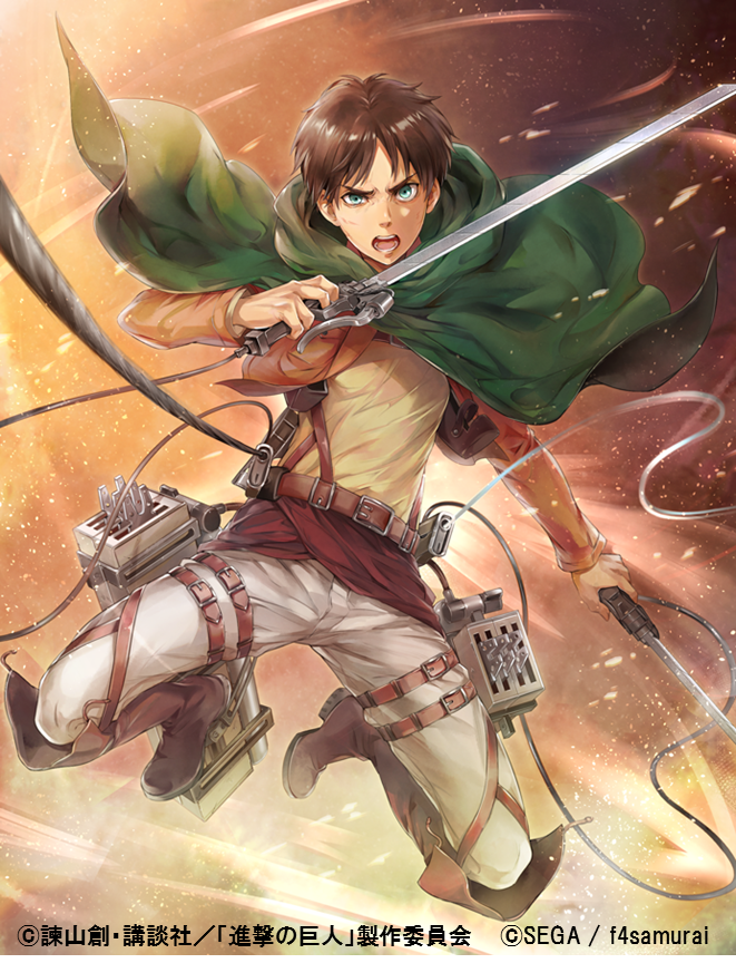 進撃の巨人コラボに登場するURエレンを初公開！ 【咆哮の巨人】エレン
