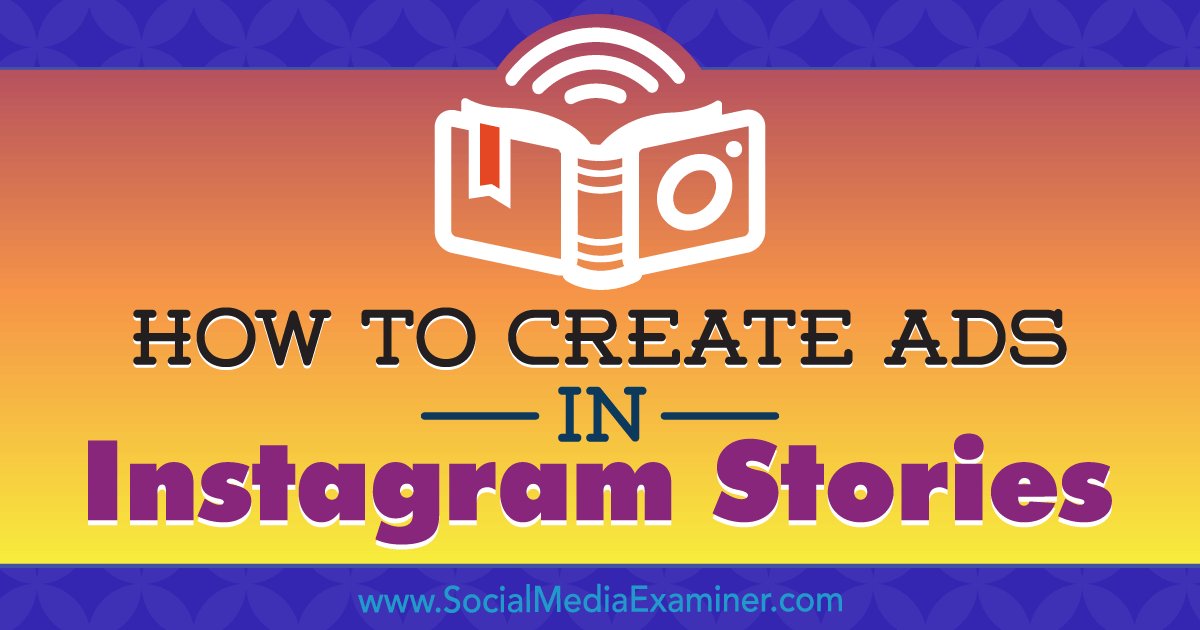 ethansilver73's tweet image. How to #CreateAds in #InstagramStories: Your Guide to Instagram Stories Ads bit.ly/2orOwuh
