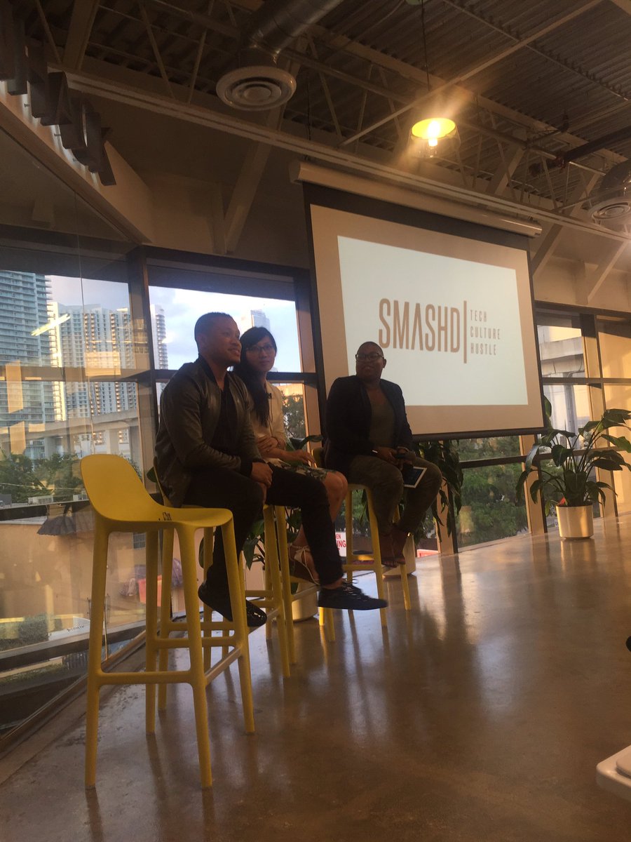 MarlonCNichols's tweet image. #cultureandcode @FeleciaHatcher interviews @suzywillow Ryan Smith #VCIRmiami