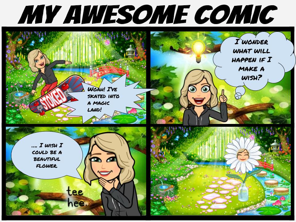 emmaphall's tweet photo. Making comics in Google draw with bitmoji #edtechteam #GAFESummit #visualmagic #bitmoji https://t.co/6j0FOlUES4
